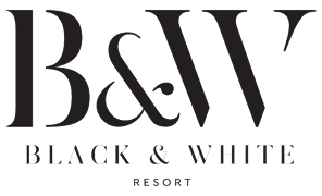 Black & White Boho Resort