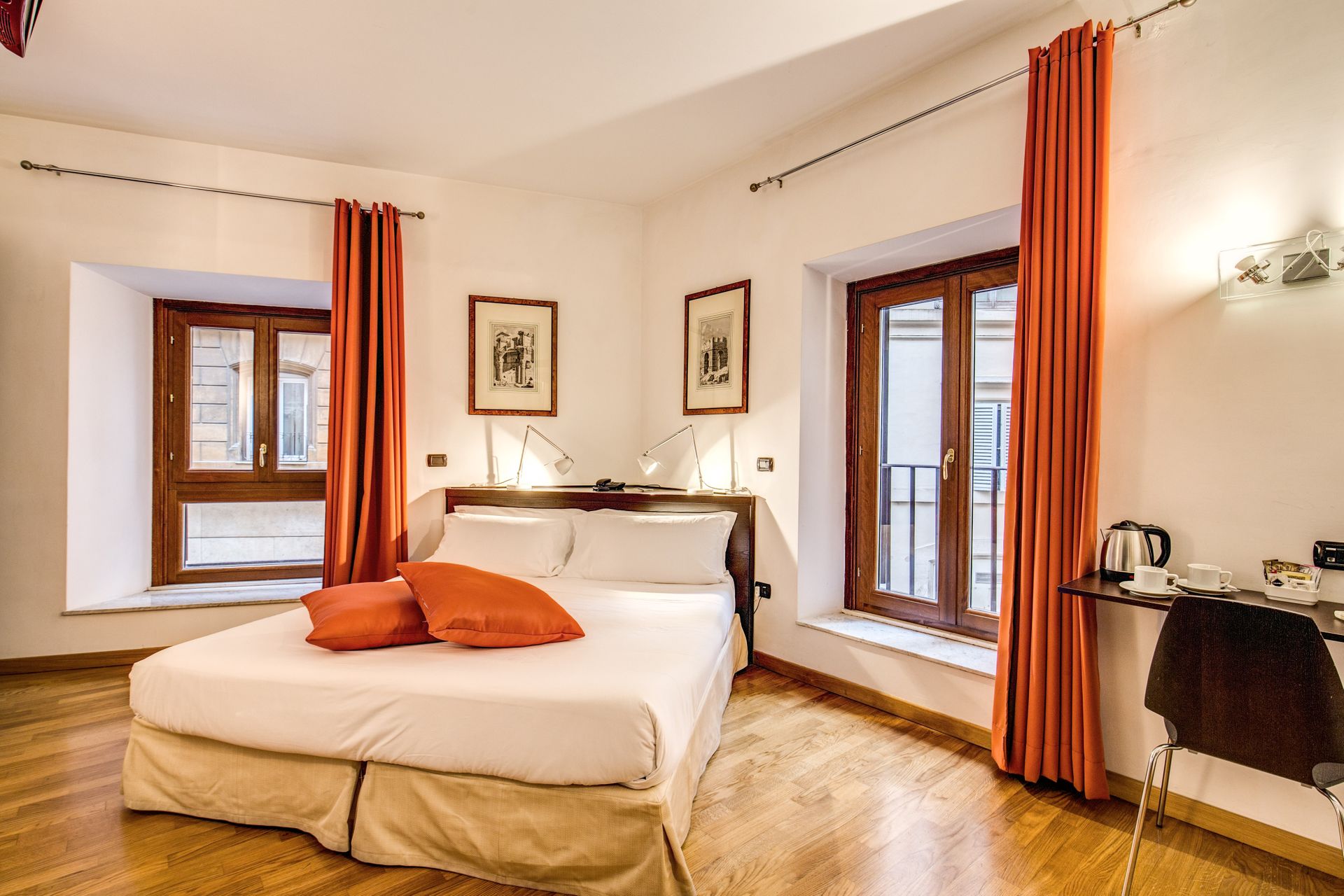 Superior Double/Twin Room In The Annexe Abruzzi Hotel Roma Book Online