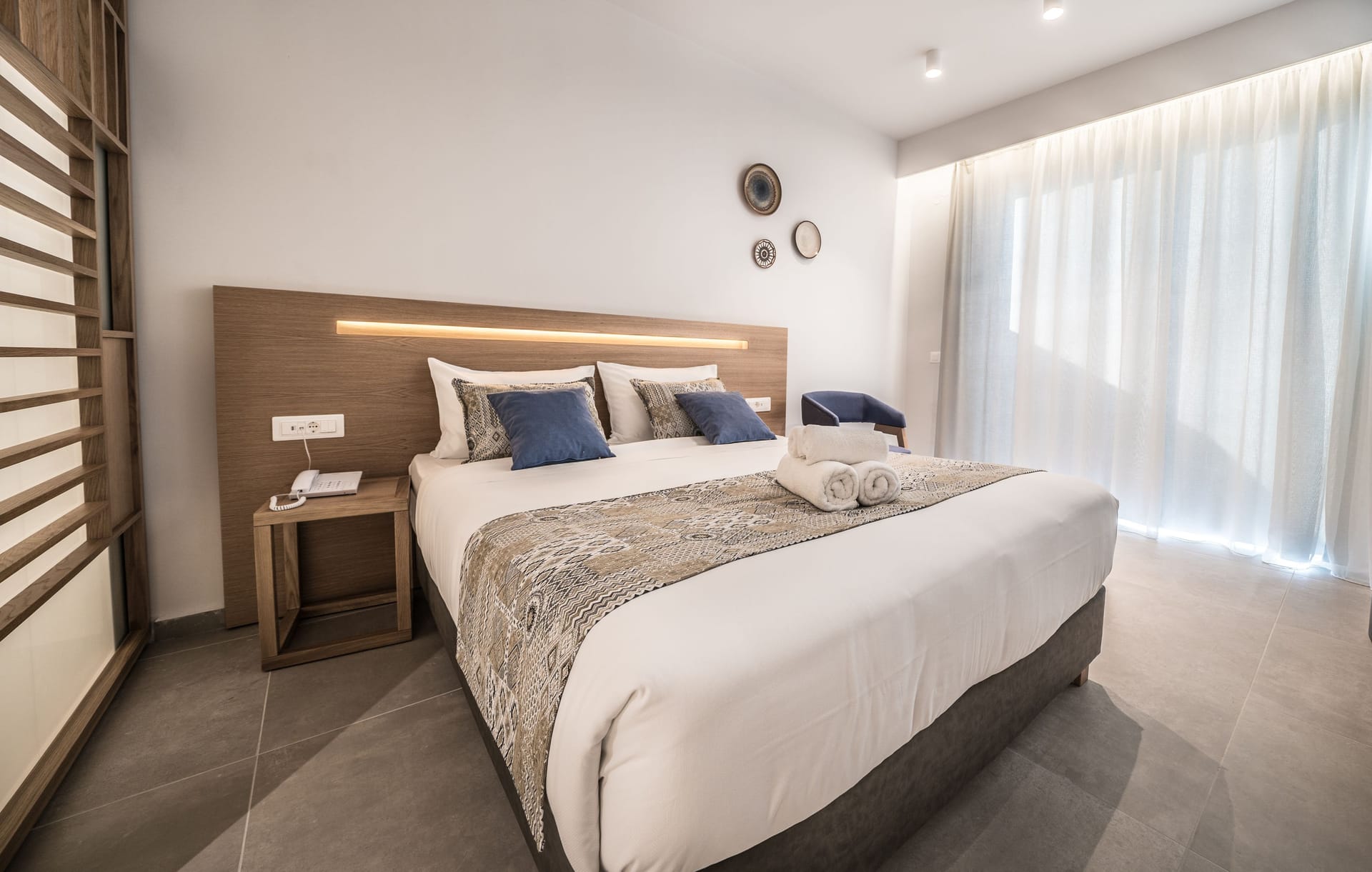 Adele Beach, Rethymno, Grčka — Standard Double or Twin Room with Garden View