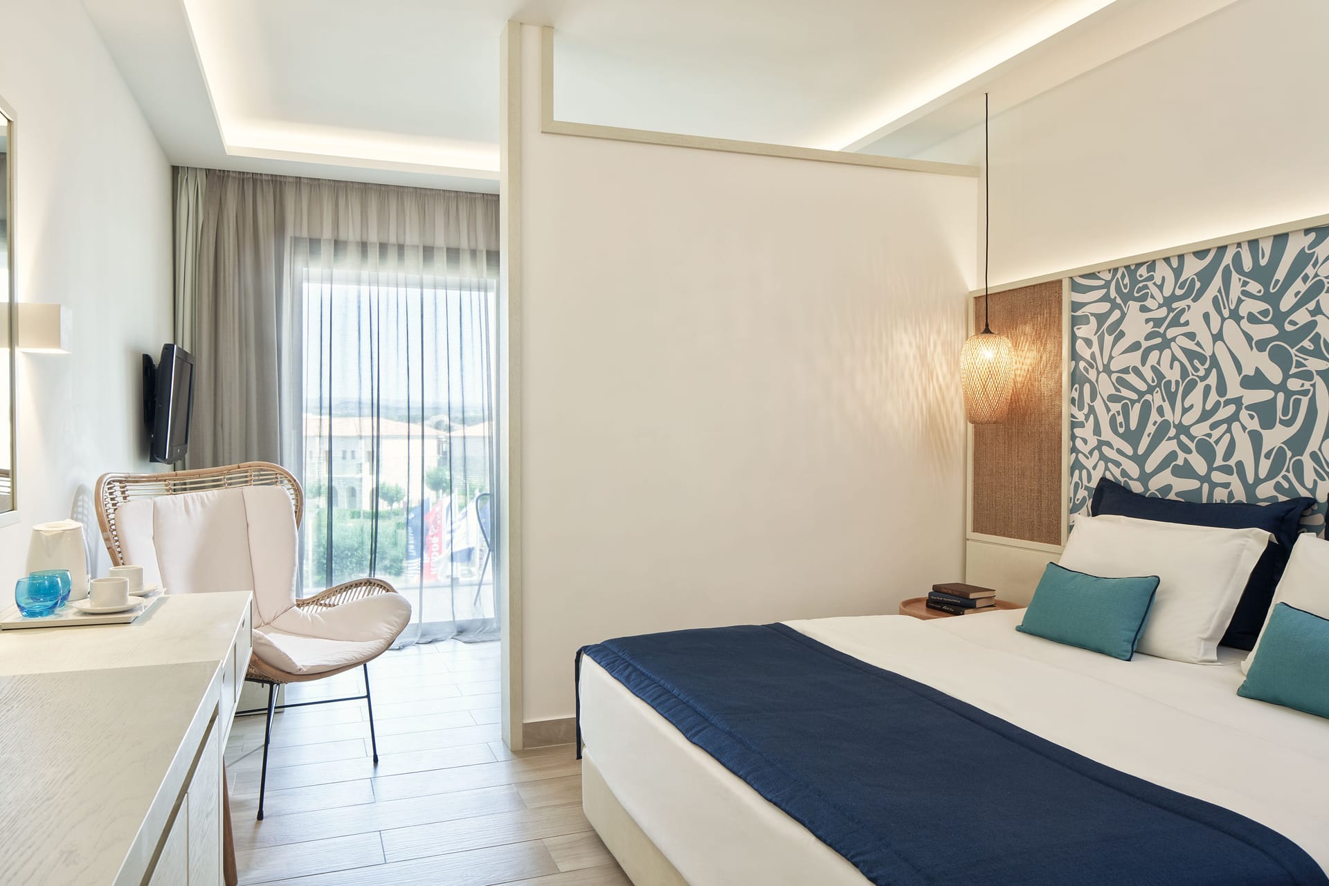 Family Room Sea View (Bunk Beds) Atlantica Aegean Blue, Rhodes