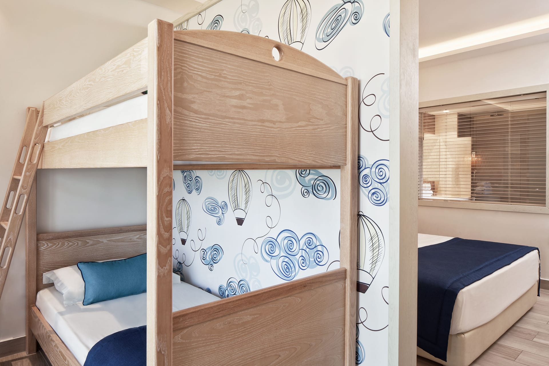 Family Room Sea View (Bunk Beds) Atlantica Aegean Blue, Rhodes