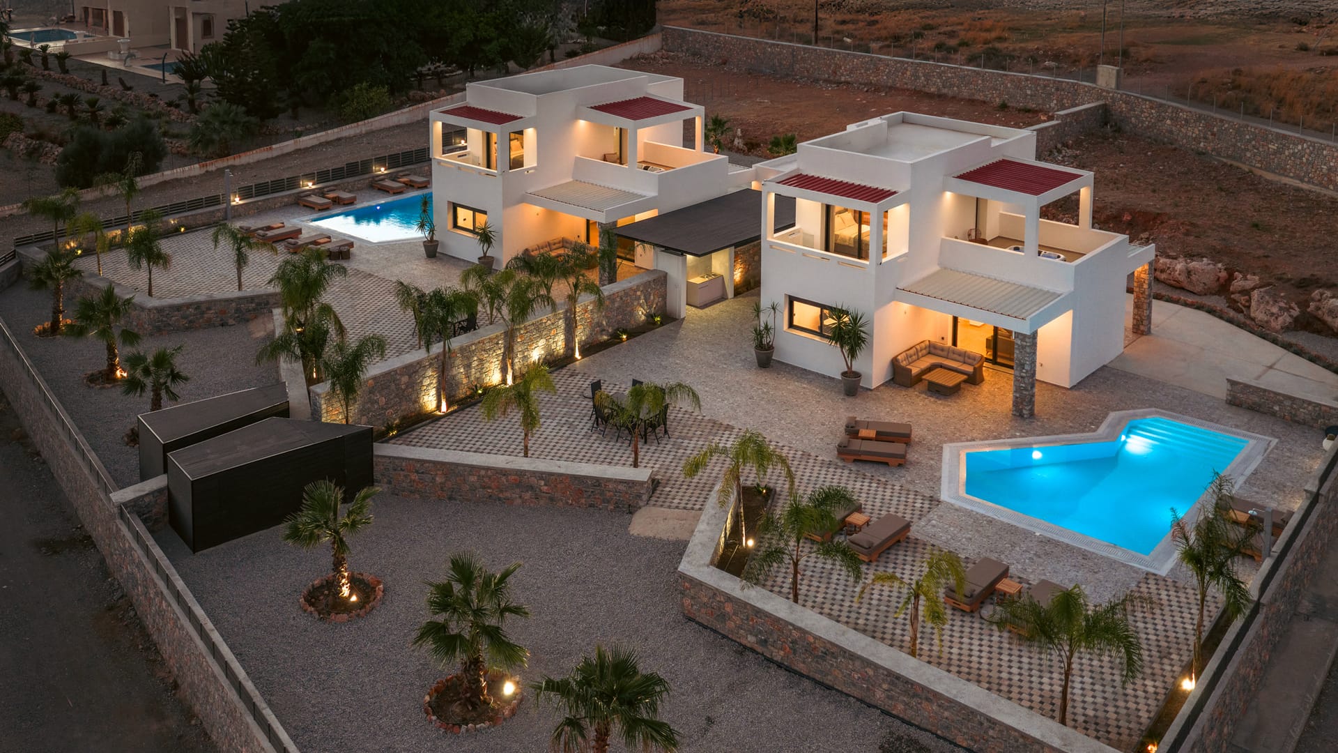 All Greek Villas Rhodes, Grčka — Amani Retreat | 8 Bedrooms / 2 Pools