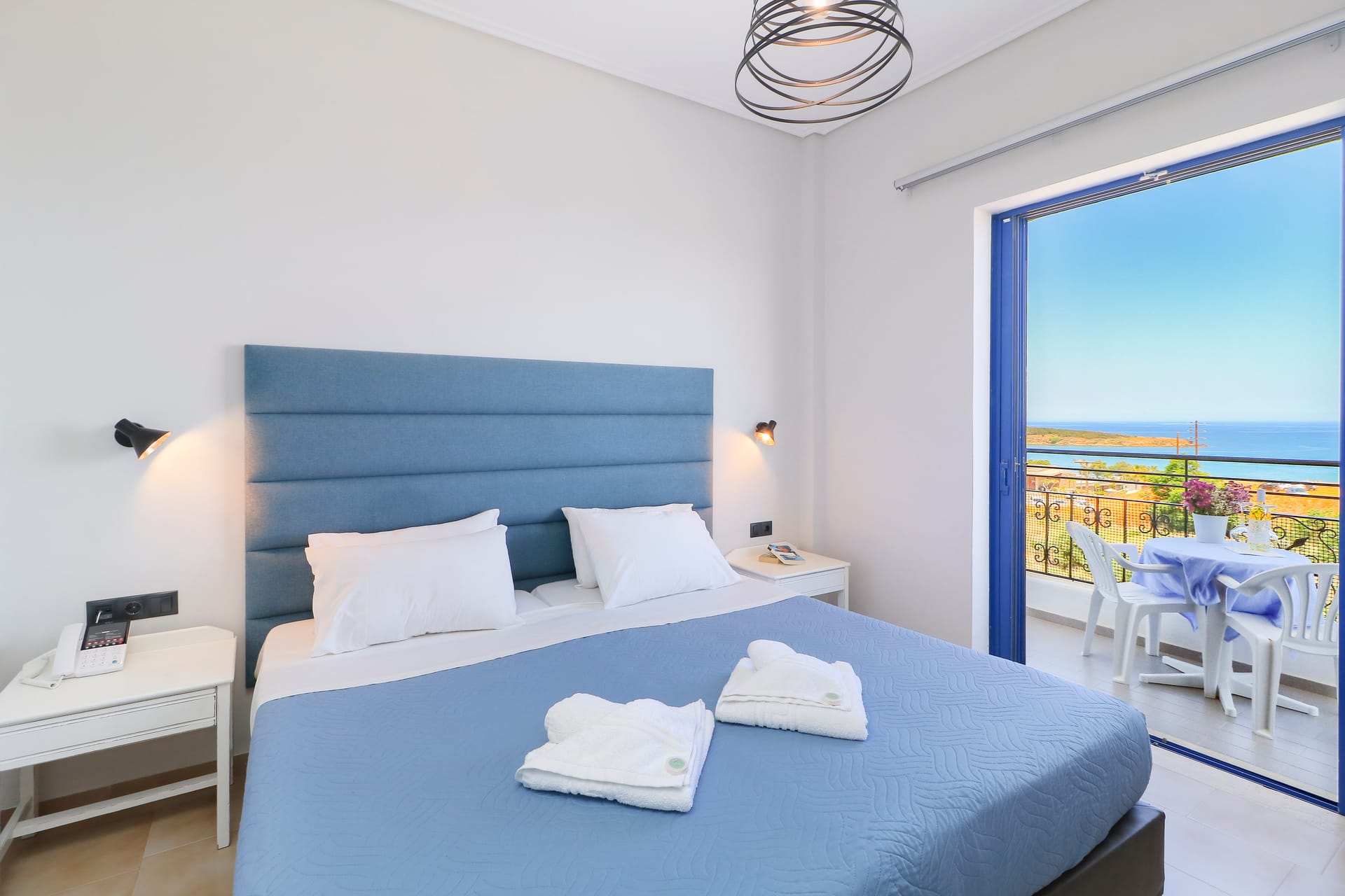 Double or Twin with Side Sea View