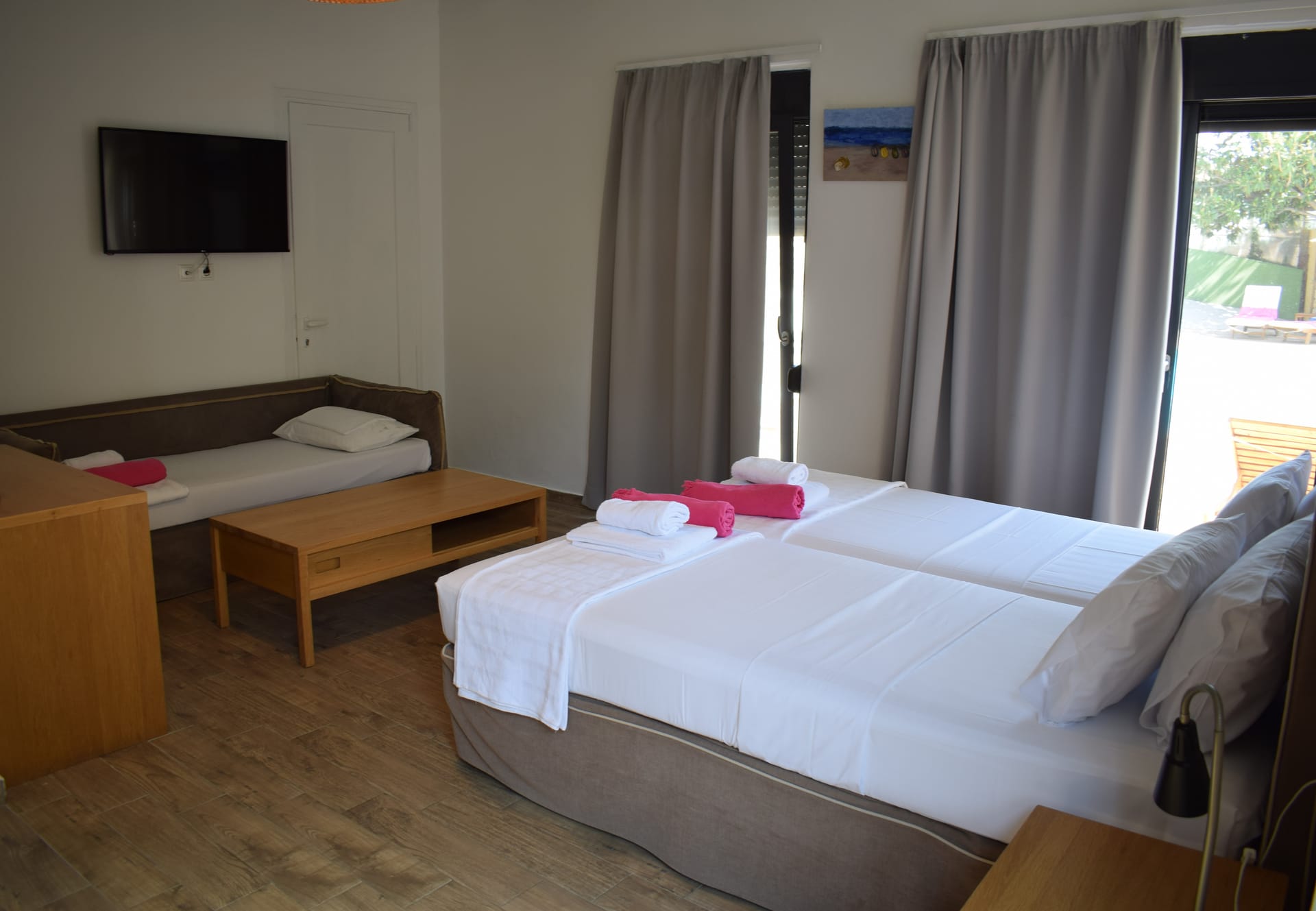 Family Room with Pool View