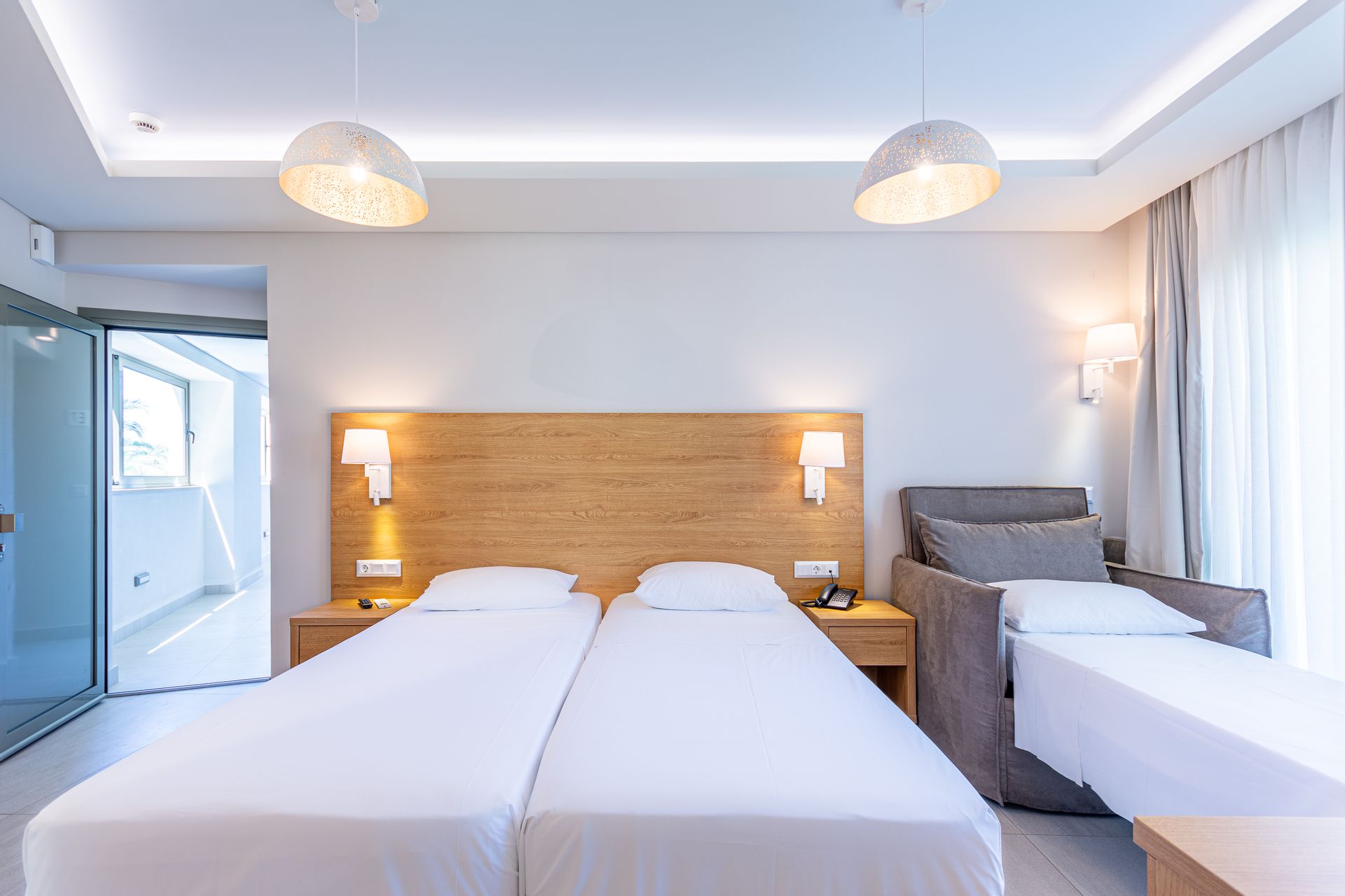 Triple Room with Garden View