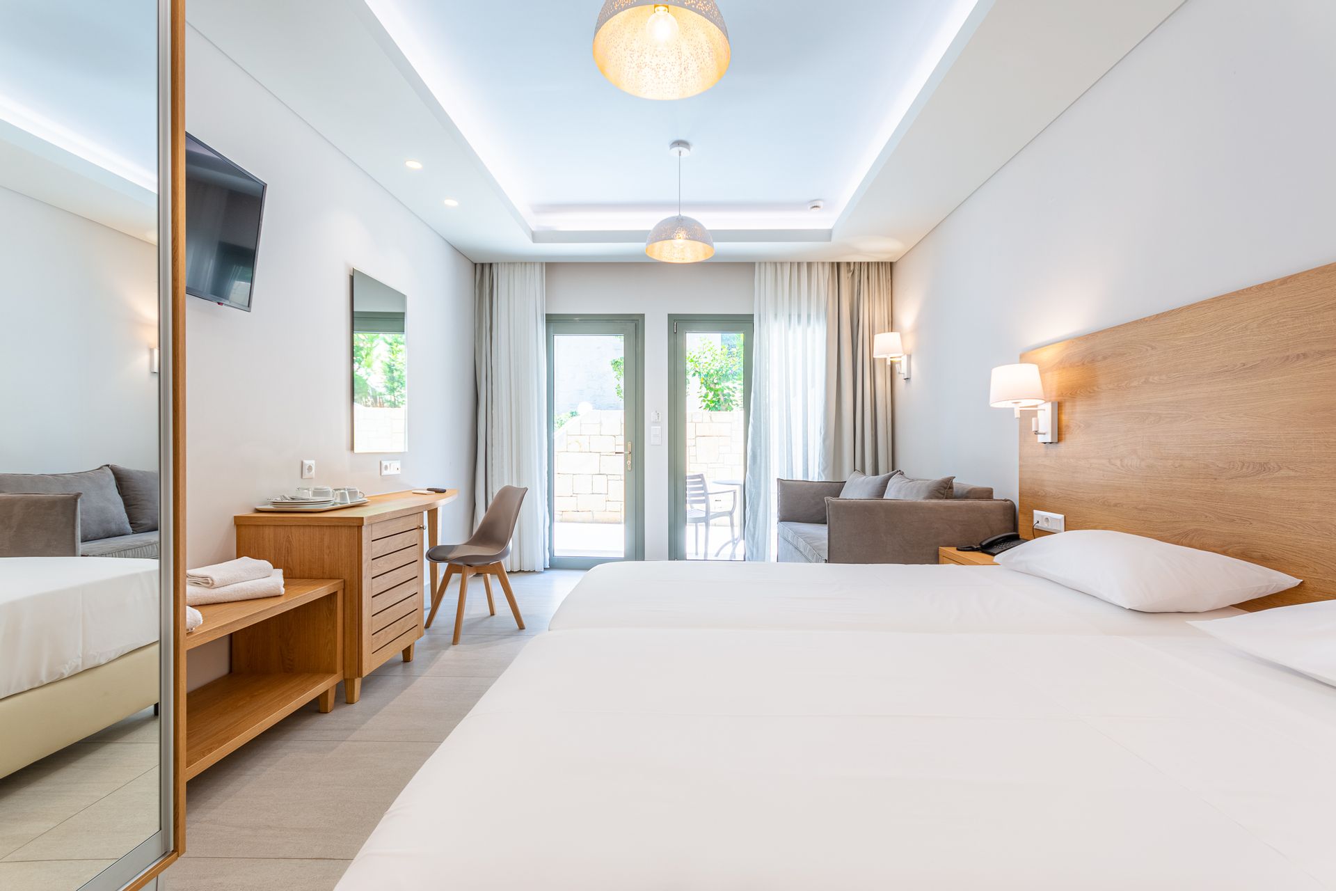 Triple Room with Garden View