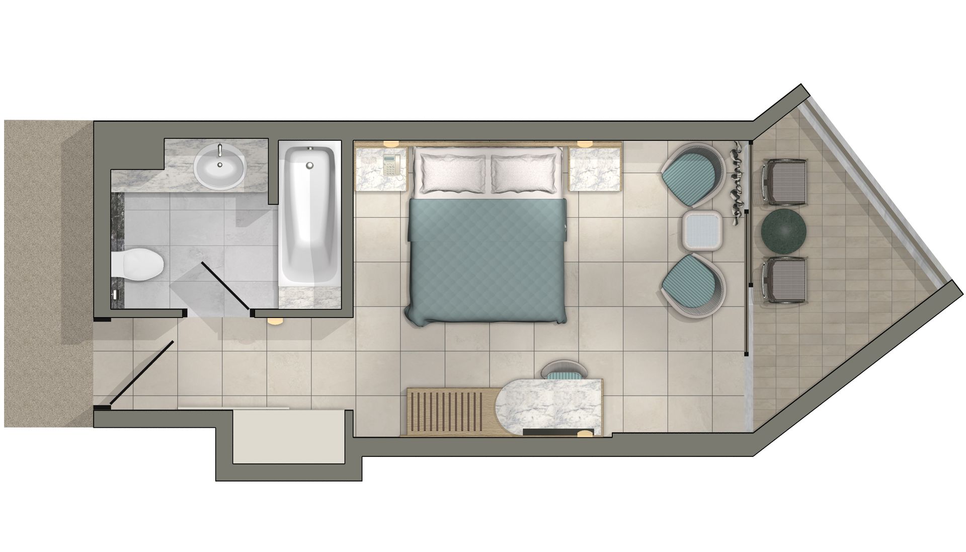 Classic Room - Urban View [2 adults + 1 child]