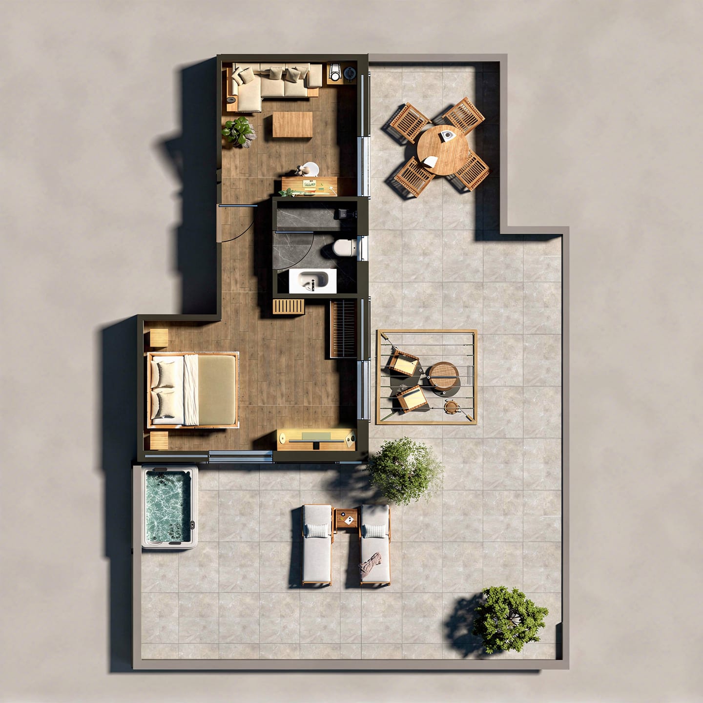 Penthouse Comfort Suite with Hot Tub