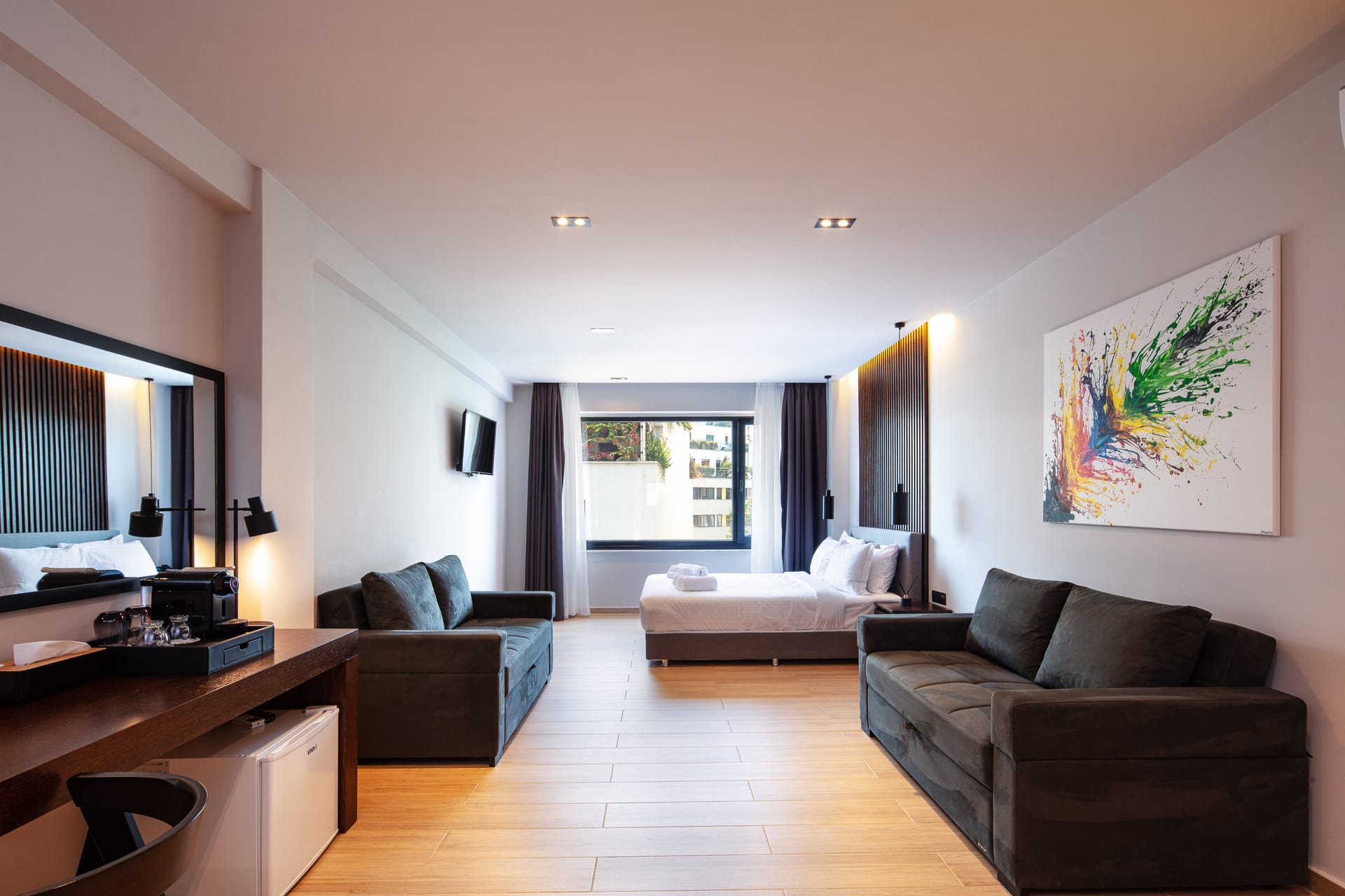 Family Room City View Athens Tower Hotel by Palladian Hotels, Athens