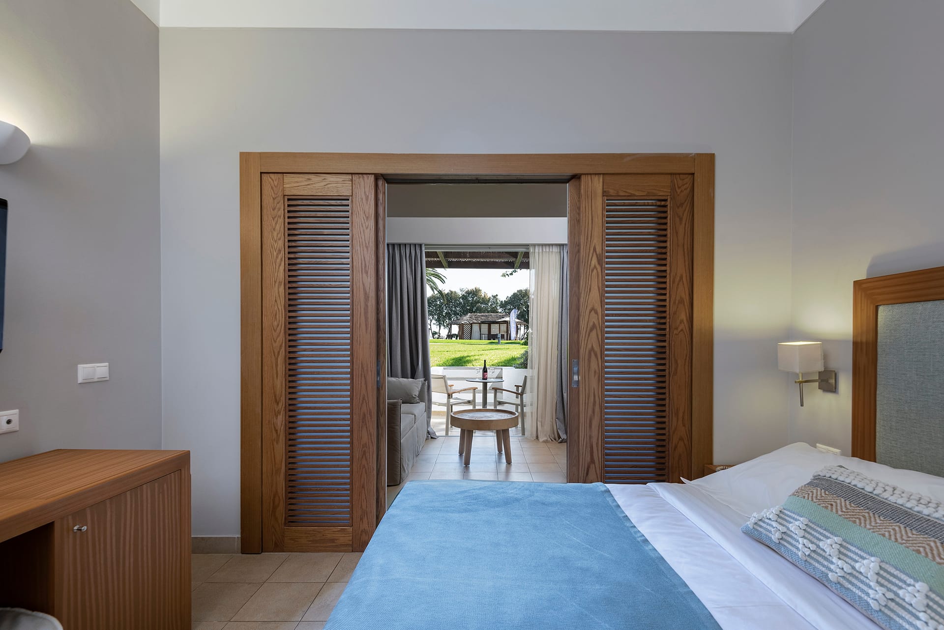 Resort Room Sliding Doors Limited Sea View | Resort Area