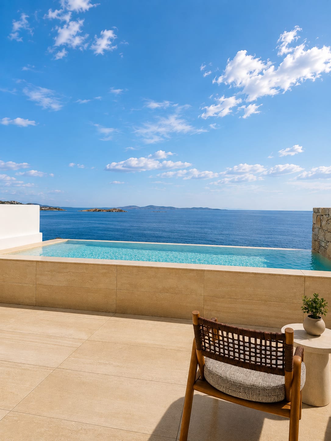Tagoo Hills Luxury Suites, Tagoo, Grčka — Queen Suite with Private Pool & 2 Baths