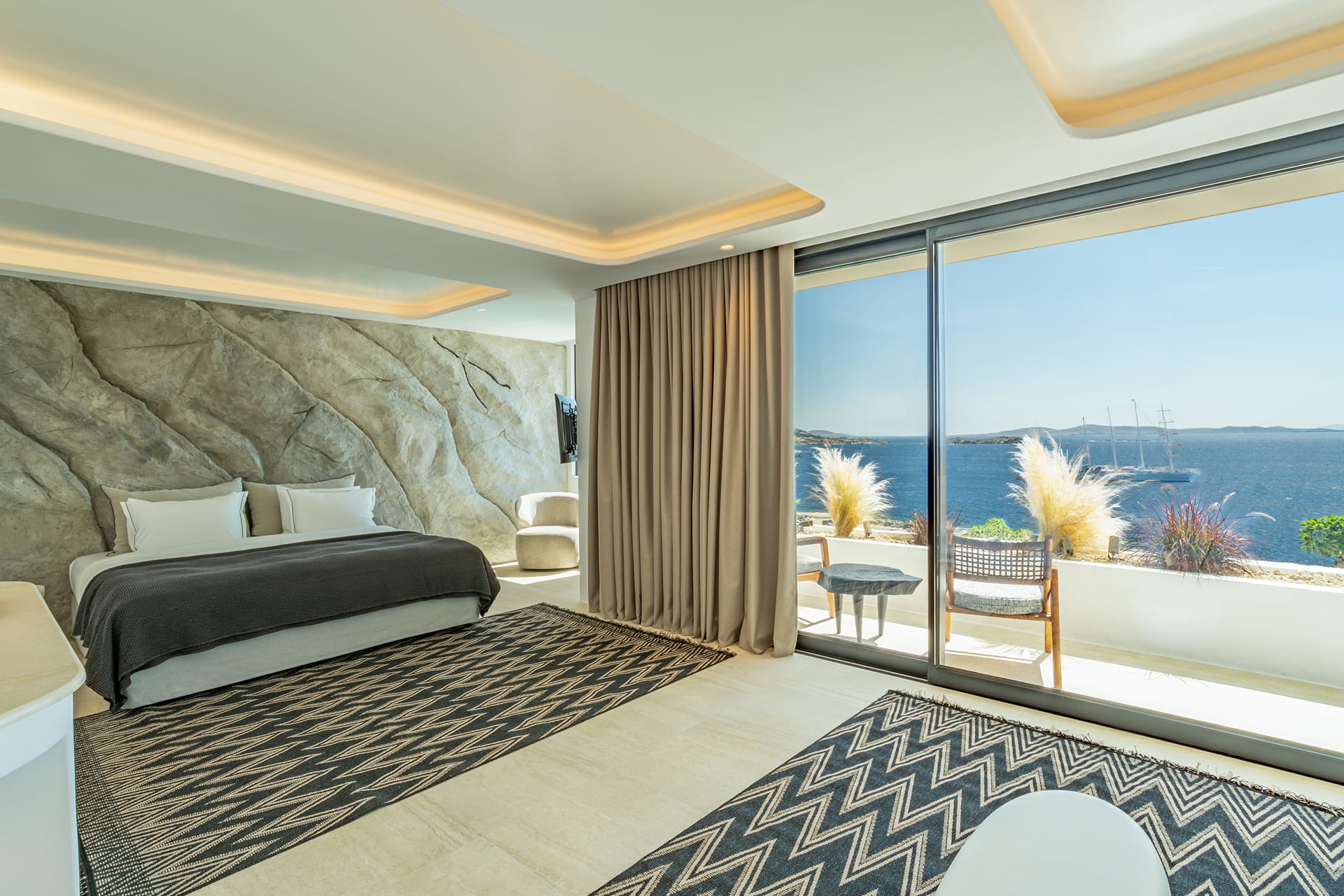 Tagoo Hills Luxury Suites, Tagoo, Grčka — Queen Suite with Sea View