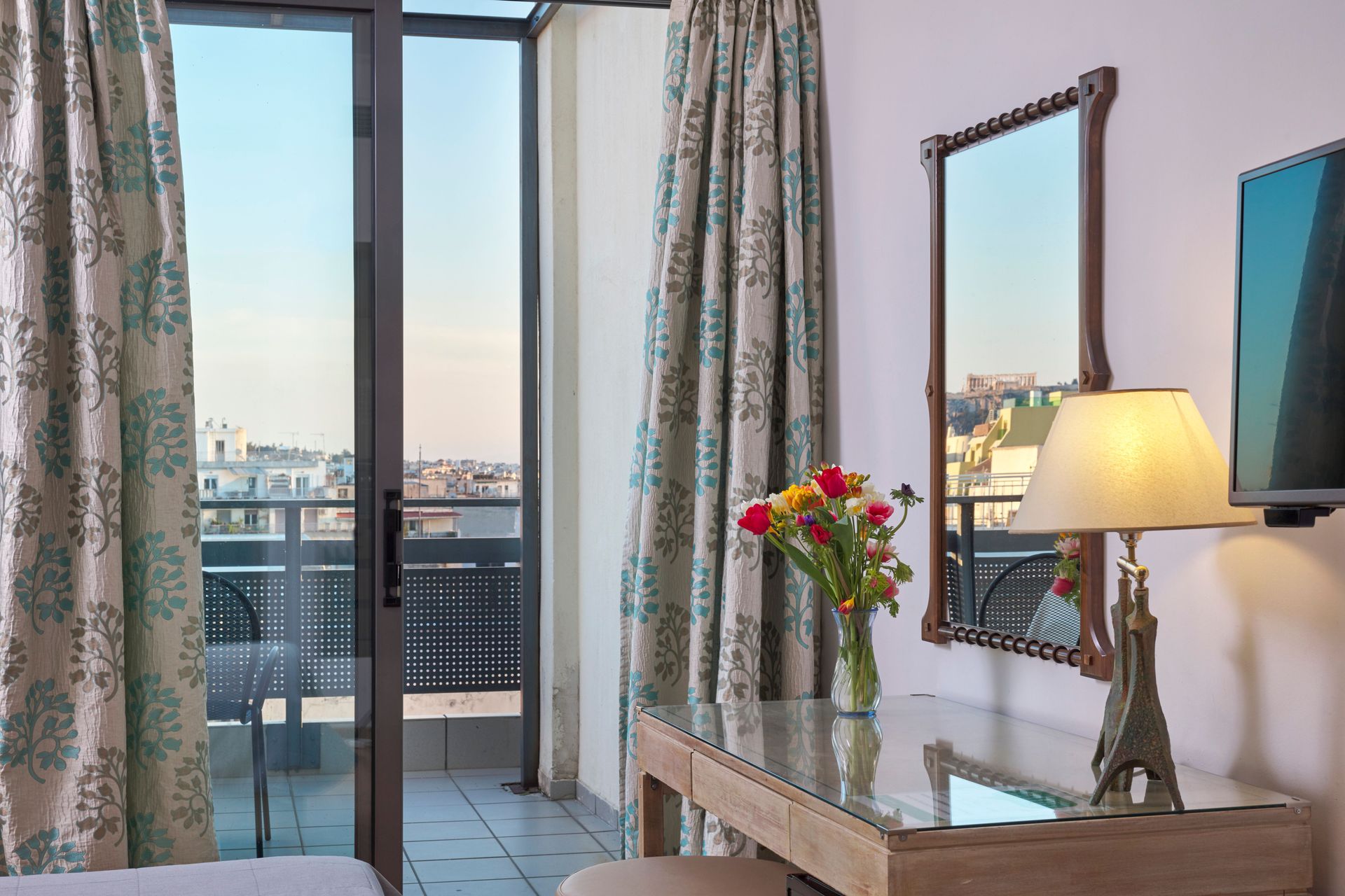 Comfort Room with Acropolis View
