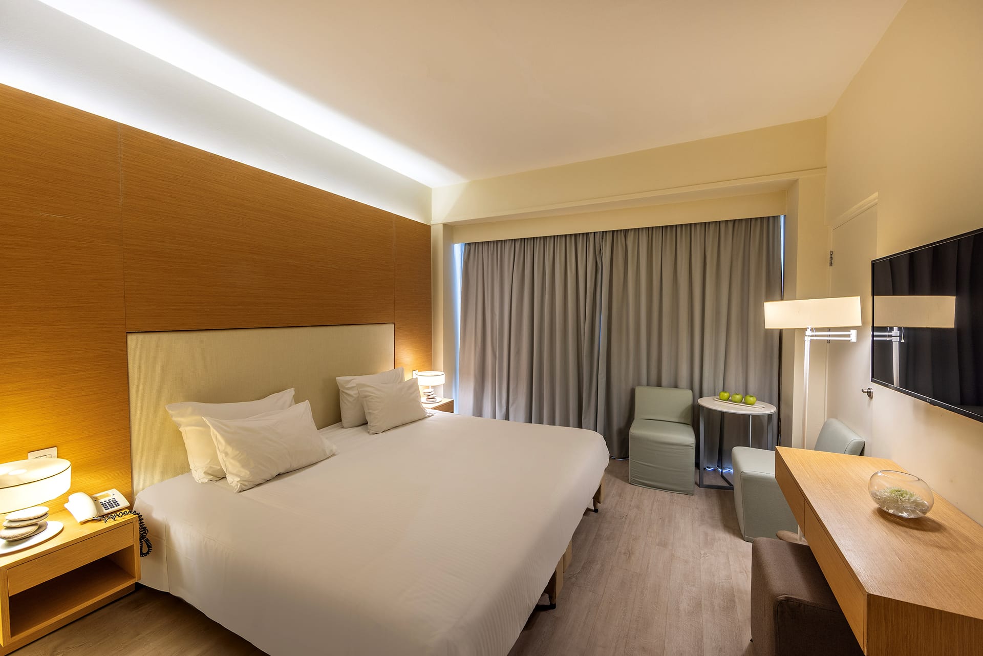 Capo Bay Beach Hotel, Protaras, Kipar — Double Room with Side Sea View