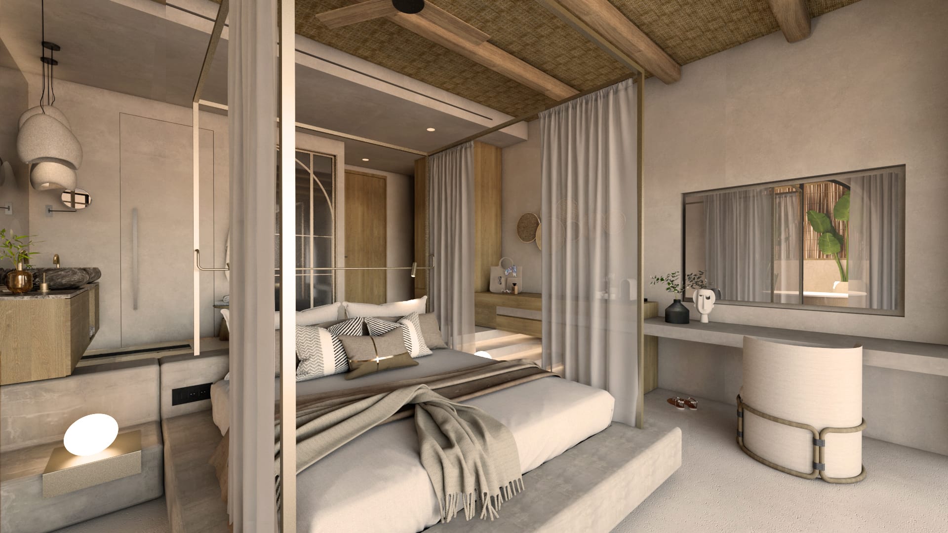 Cicada Suites Elegant Beach Living