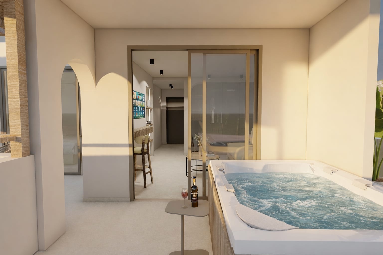 Junior Suite Sea View with Hot Tub