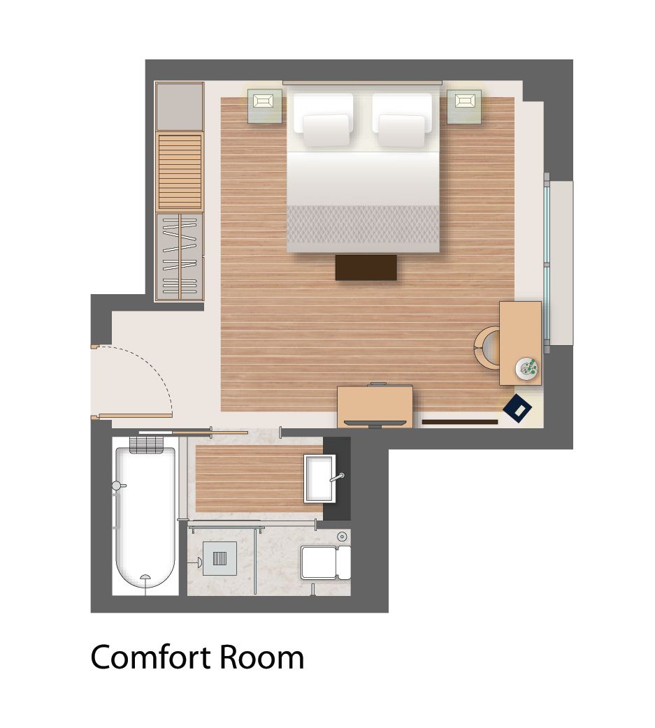 Comfort Room Atrium View [30 m²] Daios Luxury Living Hotel Daios