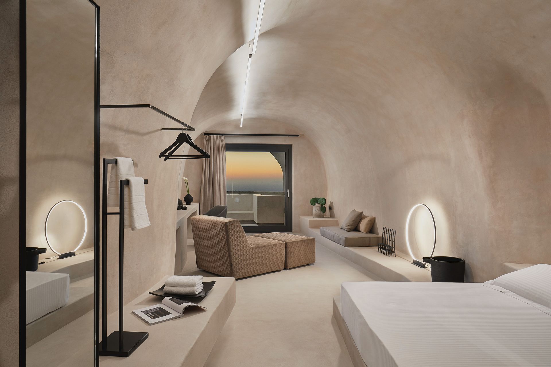 Astral Cave Suite with Jacuzzi & Caldera View