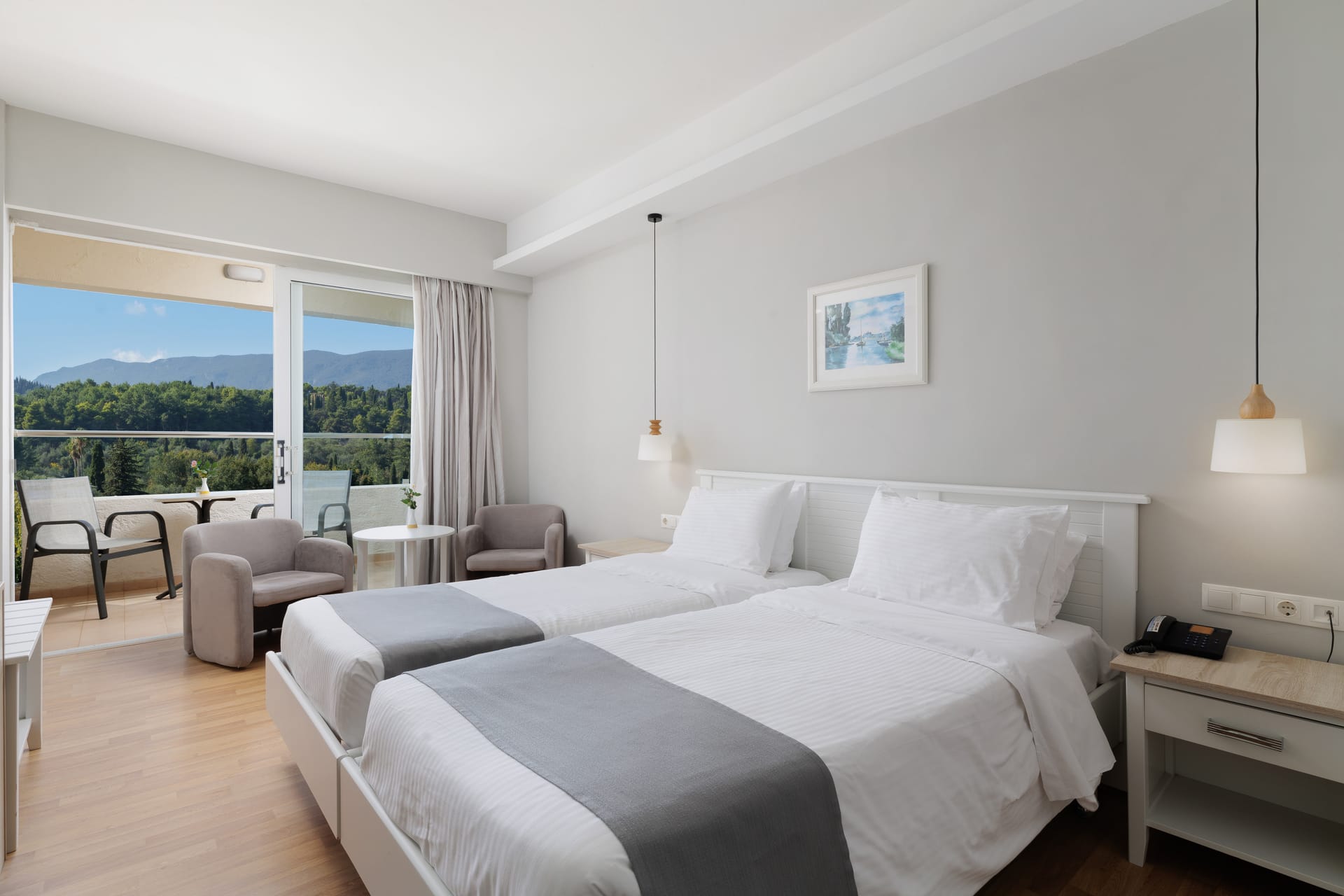 Double or Twin Room with Mountain View
