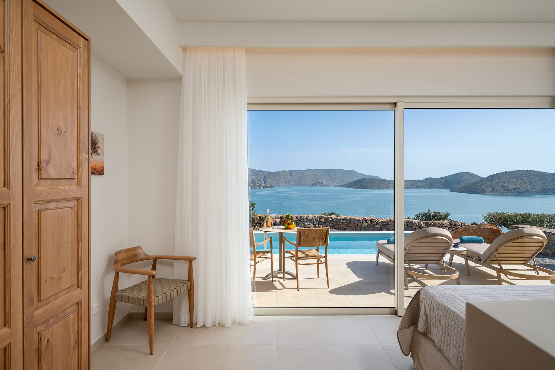 Spinalonga Suite with Private pool and Sea view
