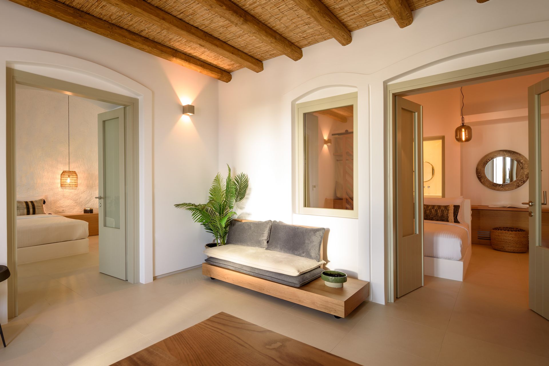 Senior Two Bedroom Suite With Private Cave Pool and Sea View