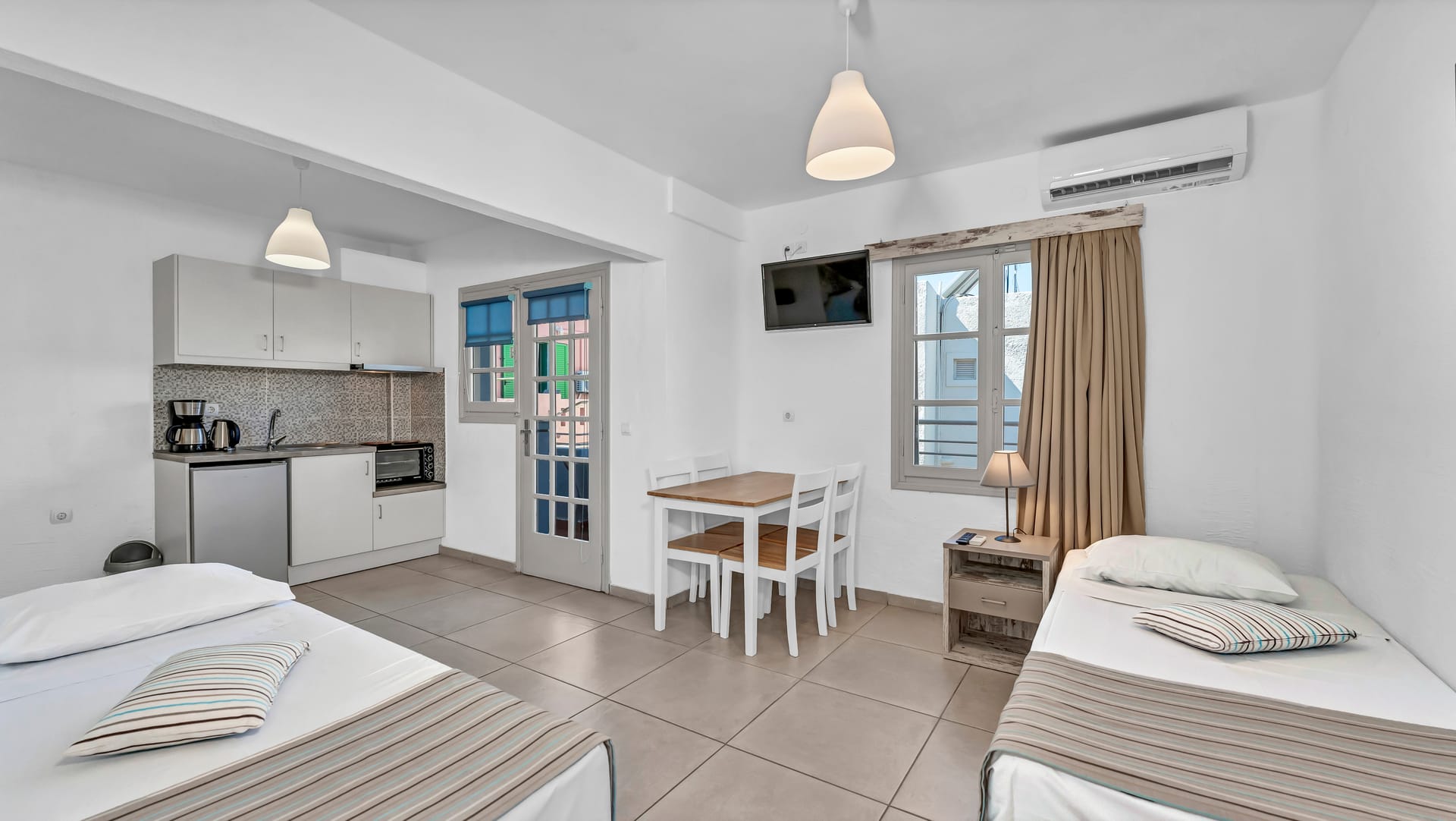 Junior Suite (Quadruple) Bedroom & Living Room