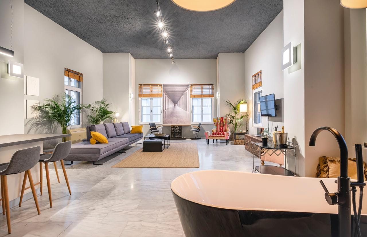Loft | 1 Bedroom Loft with Ermou Str View