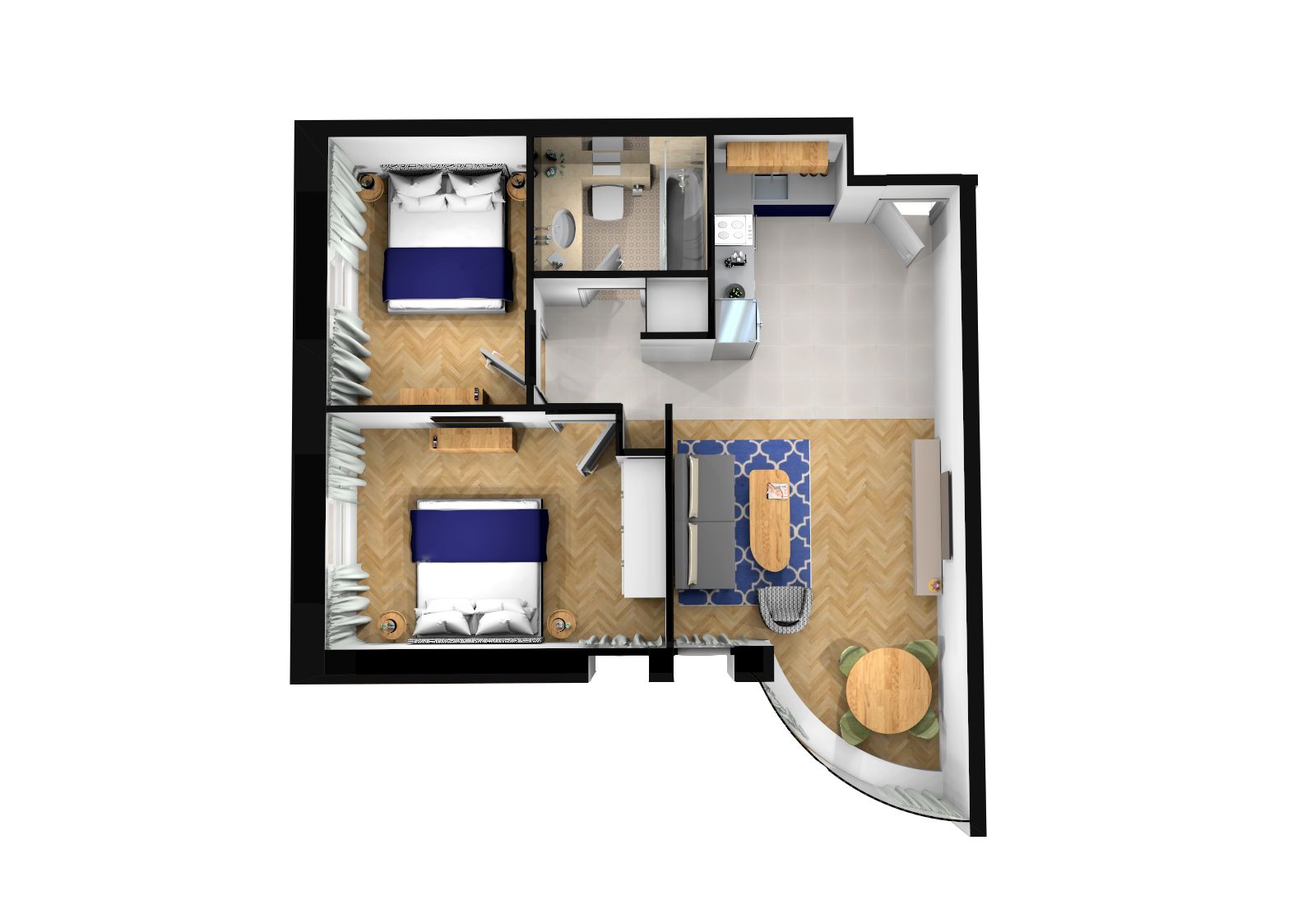 Two Bedroom Sea View Apartment