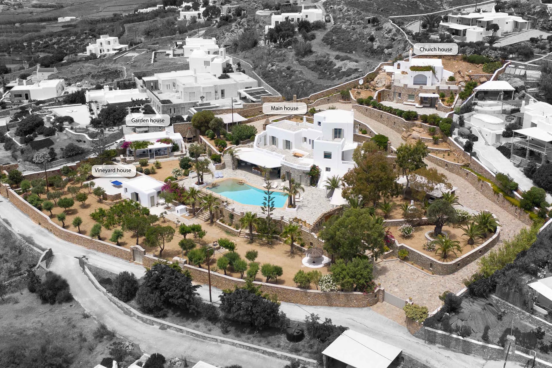 MyKer Estate I Kounoupas Holiways Villas Mykonos