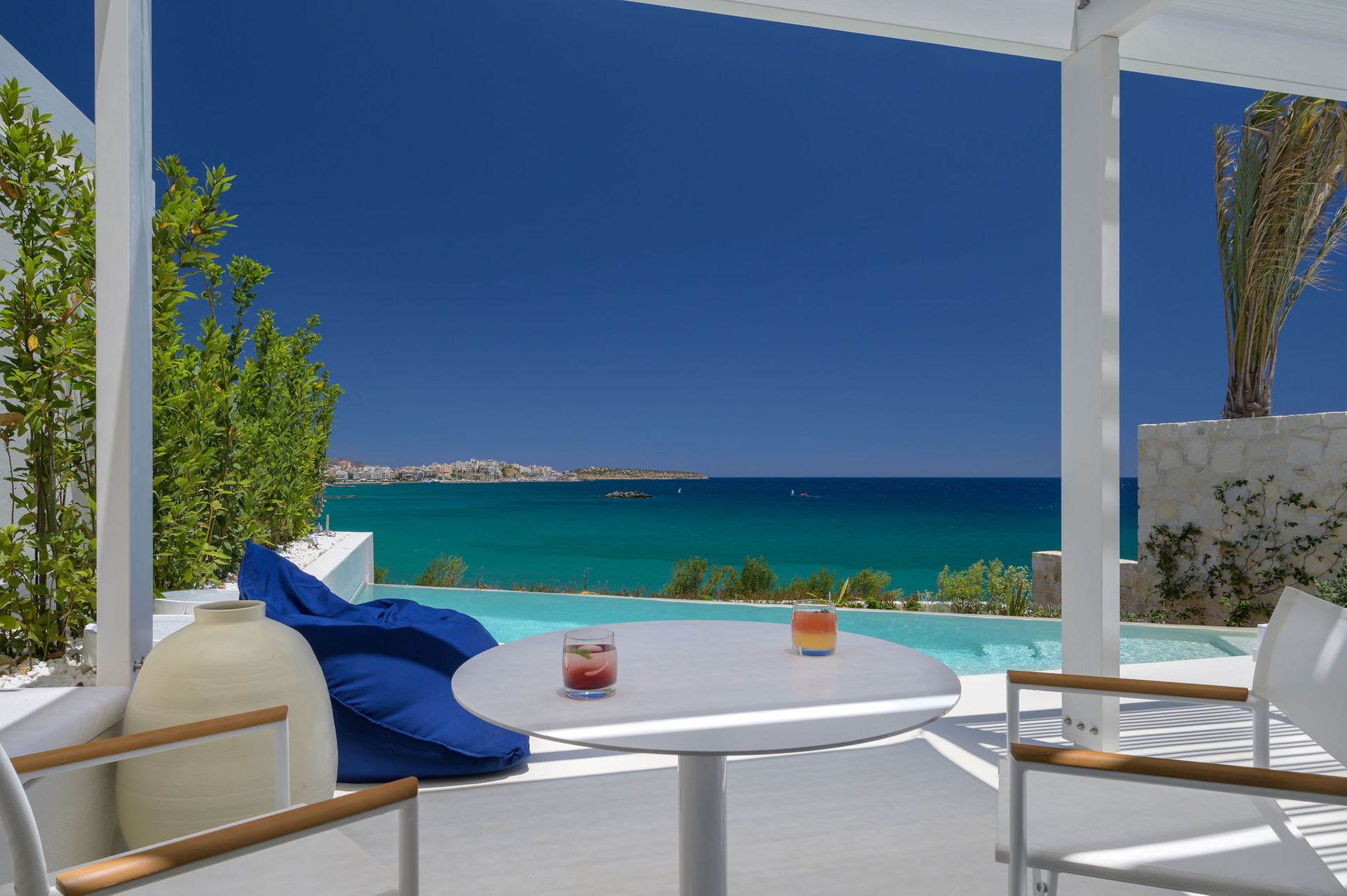 Front Sea View Grand Suite with Private Heated Pool The Island Concept Crete, Greece Book Online
