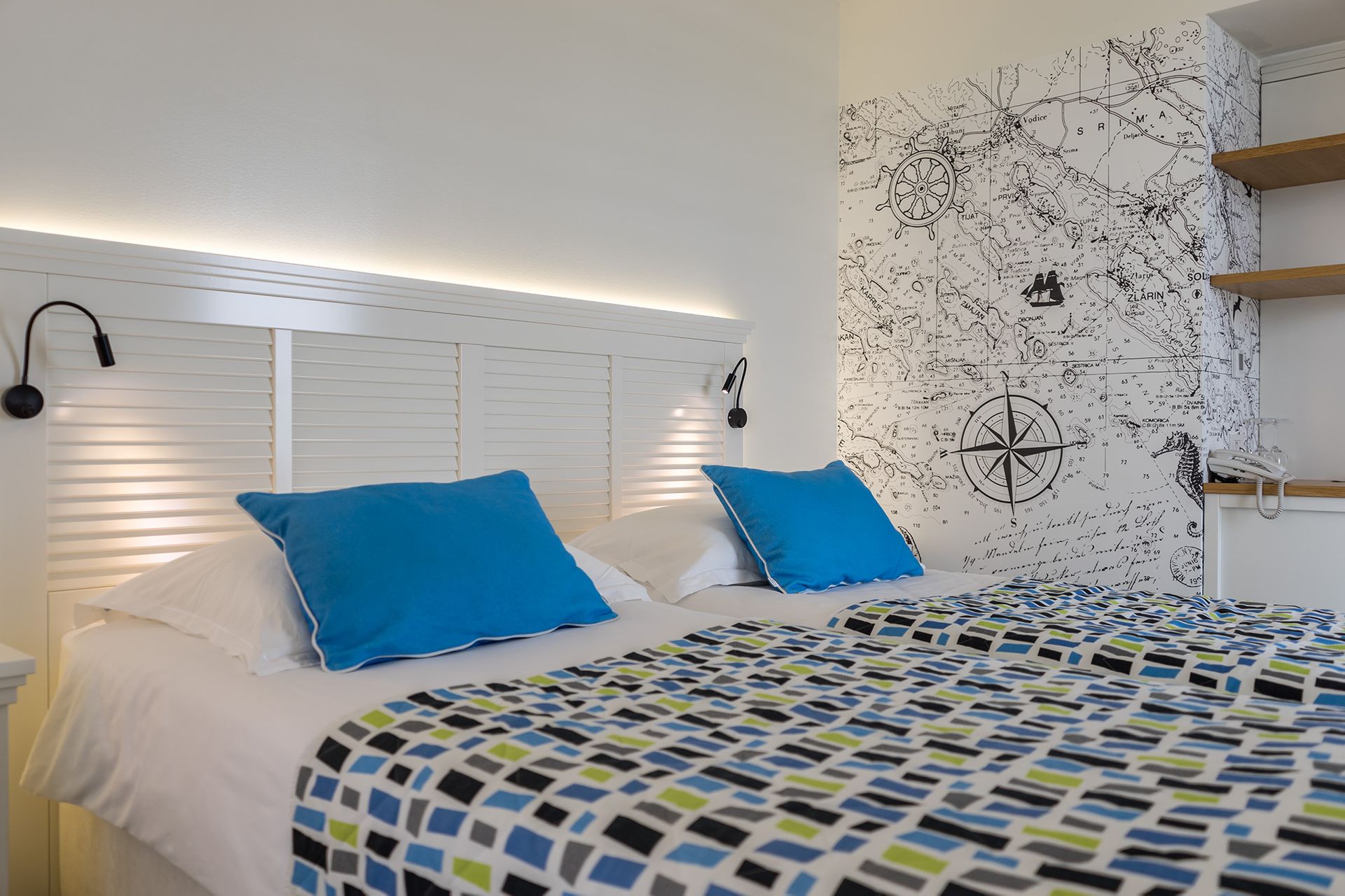 Dvokrevetne ili Twin Soba do Sobe 44m² Pogled Dvorište/Vrt sa Balkonima-2