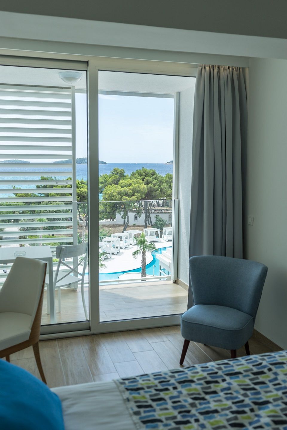 Dvokrevetna Soba 22m² Pogled More sa Balkonom-2