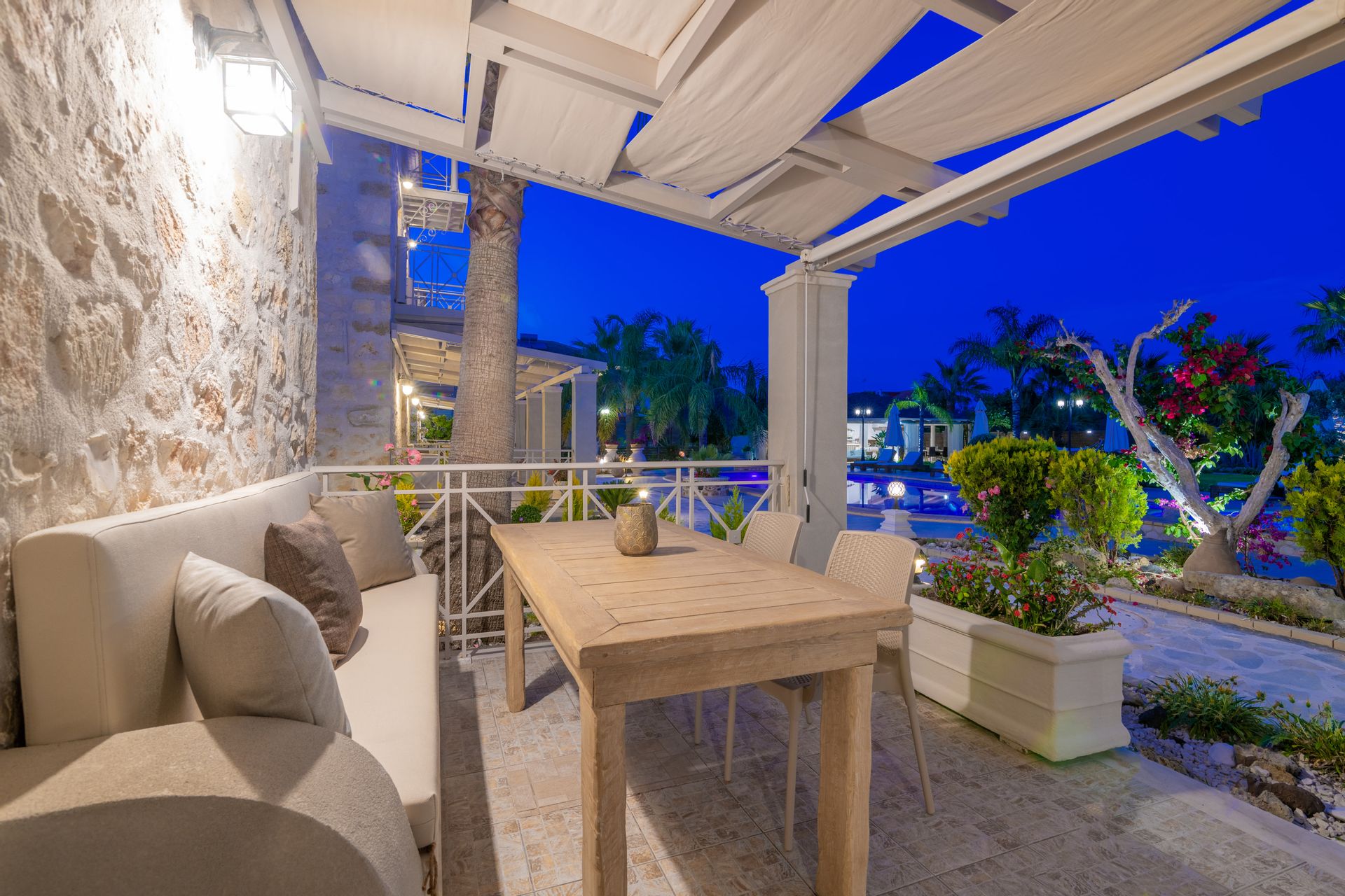 Luxury Three-Bedroom Villa with Pool View