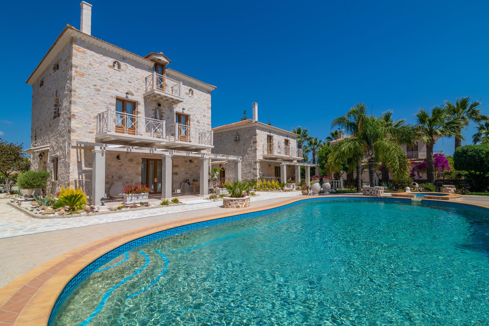 Luxury Three-Bedroom Villa with Pool View