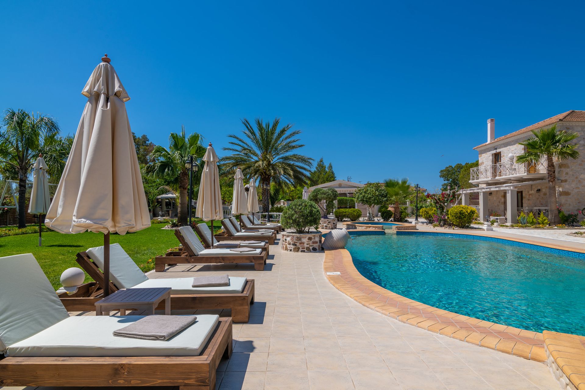 Luxury Three-Bedroom Villa with Pool View