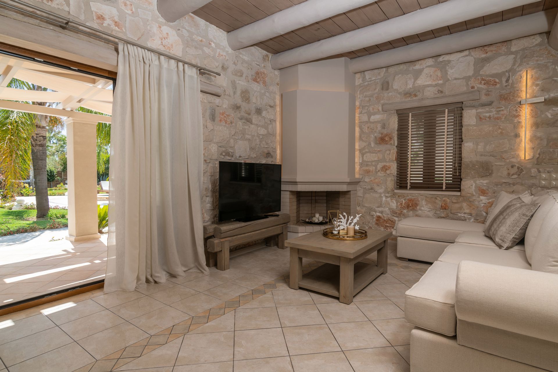 Luxury Three-Bedroom Villa with Pool View