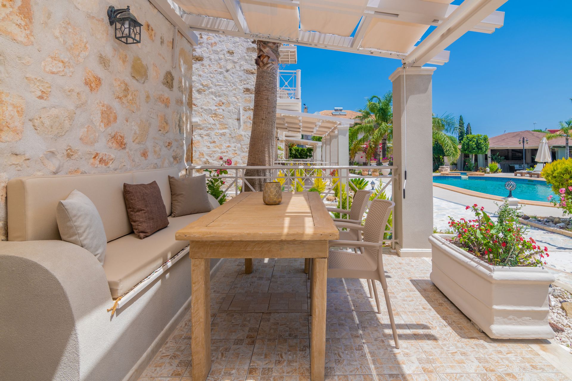 Executive Three-Bedroom Villa with Pool View