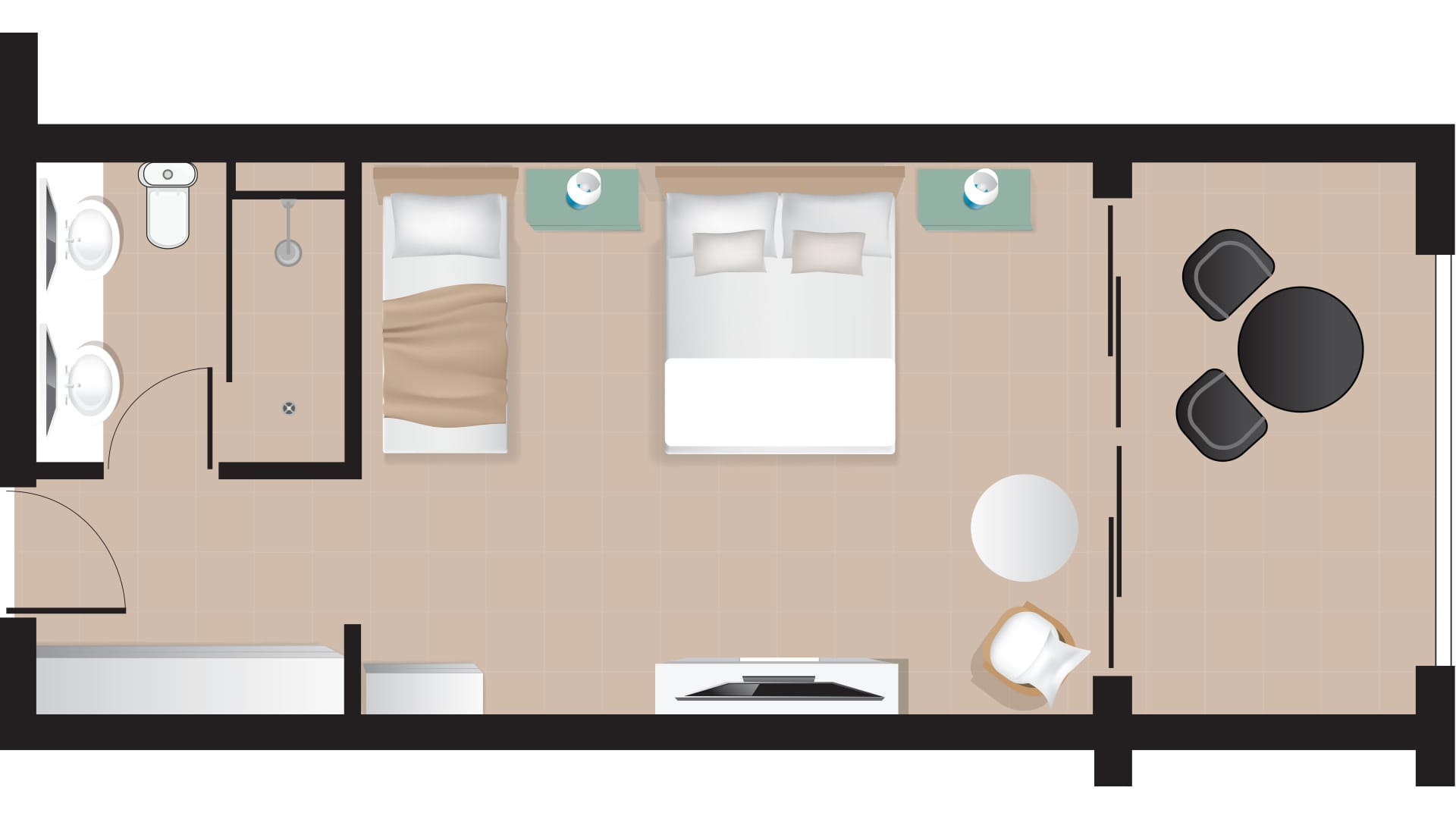 Marron Bungalow Sea View