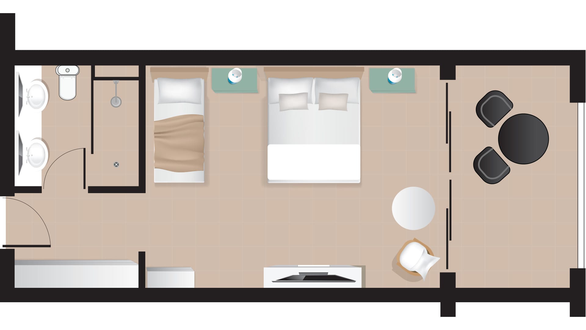 Marron Room Side Sea View