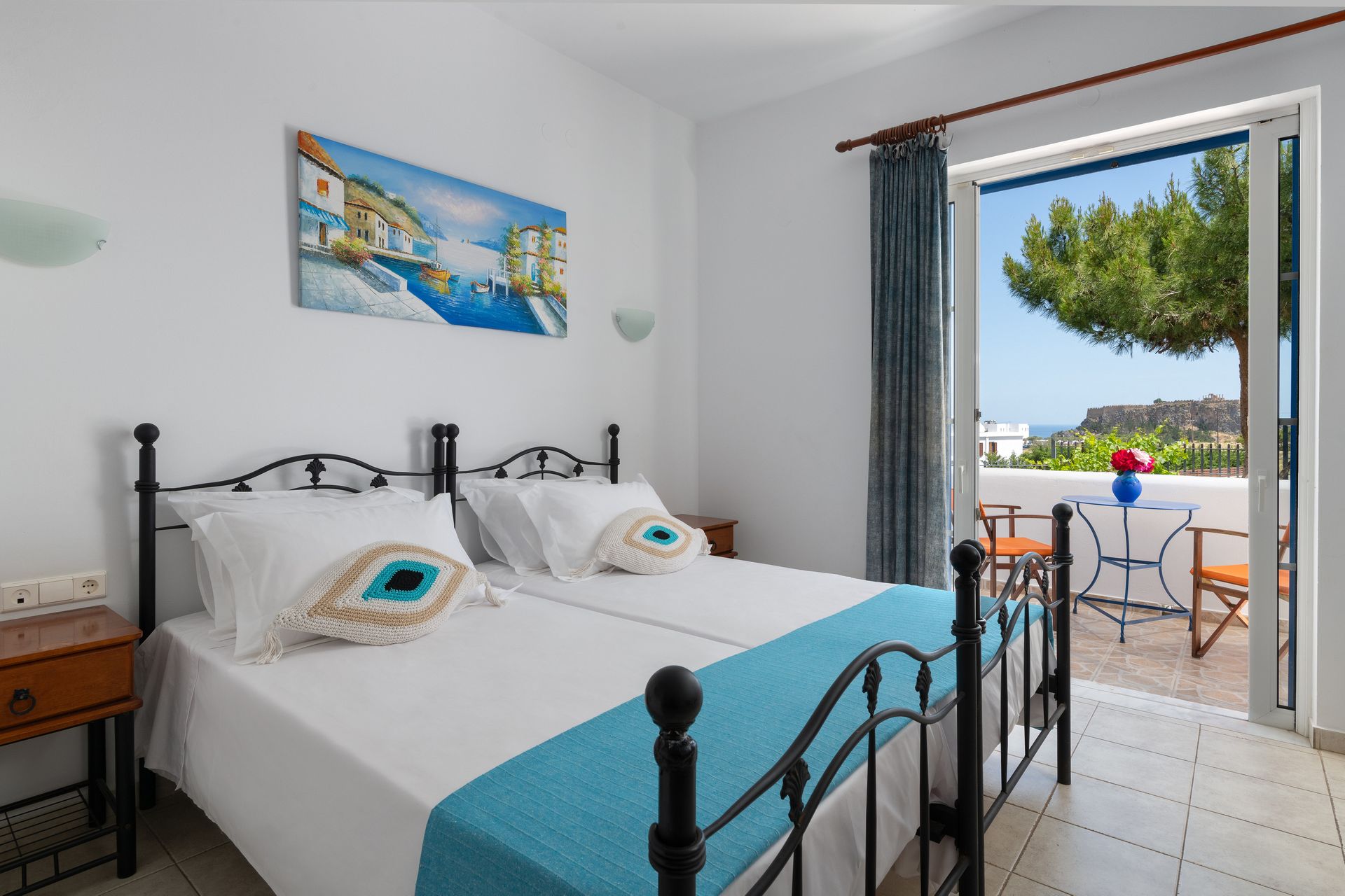 Studio with Sea & Acropolis View [3 Adults]