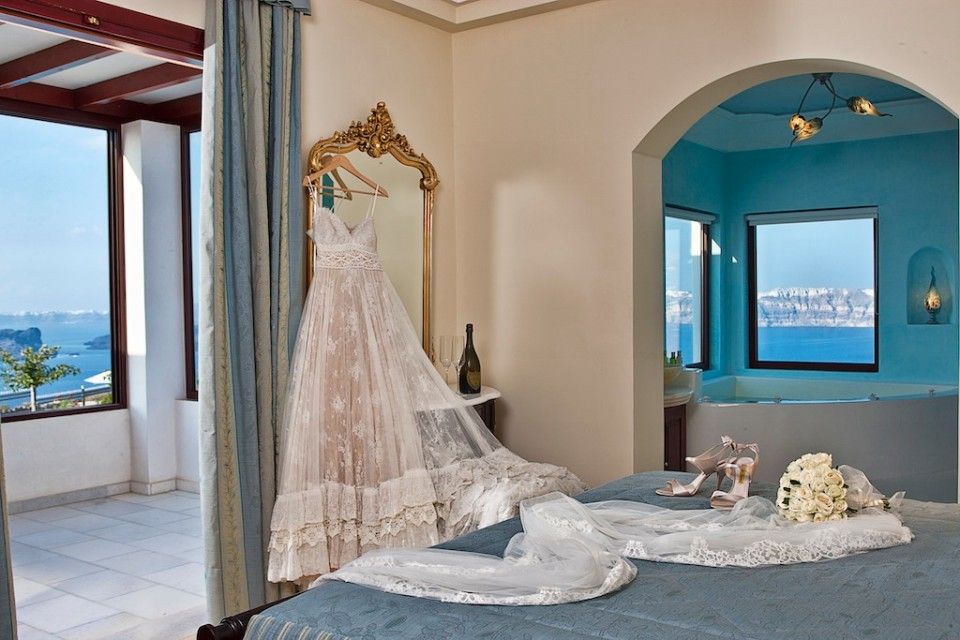 Senior Suite with Hot tub - Volcano &amp; Sunset Sea View