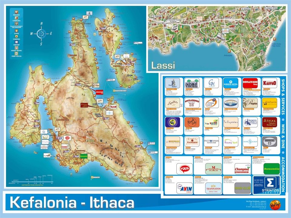 Kefalonia Map