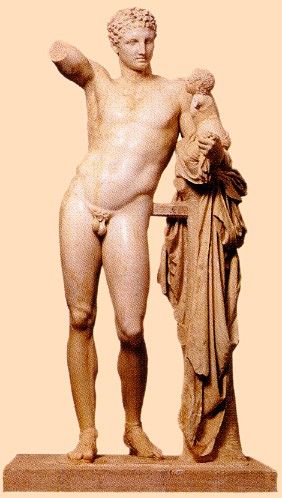 Hermes of Praxiteles at Ancient Olympia Near Kalo Nero Beach Kyparissia Irida Resort