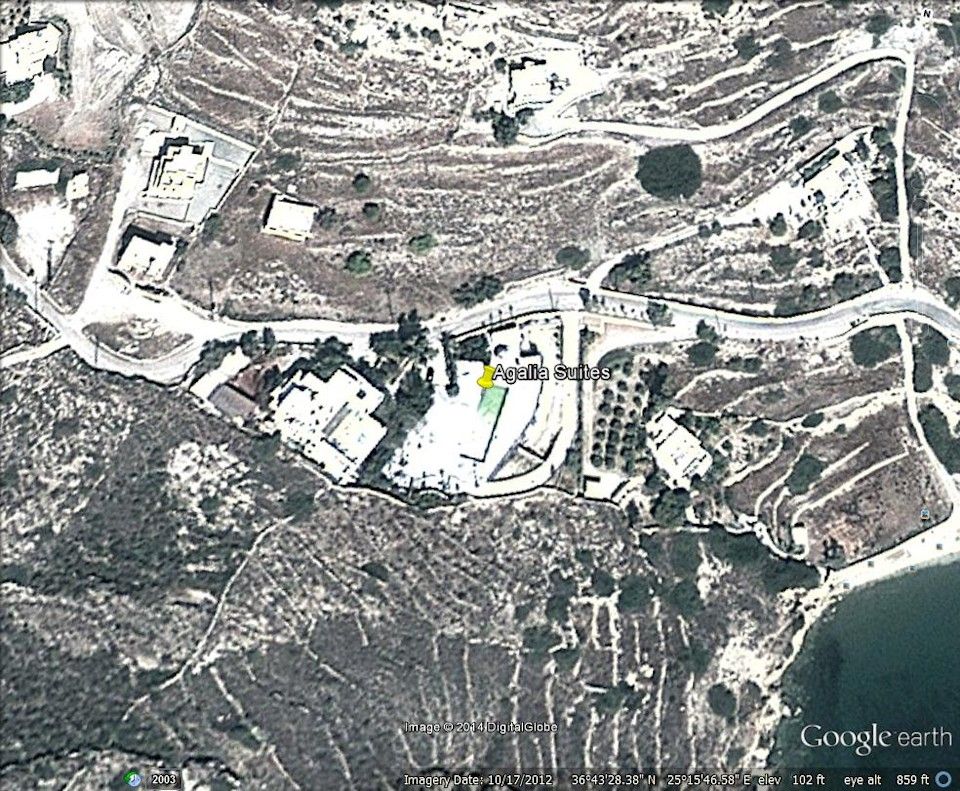 Google map of Agalia Luxury Suites