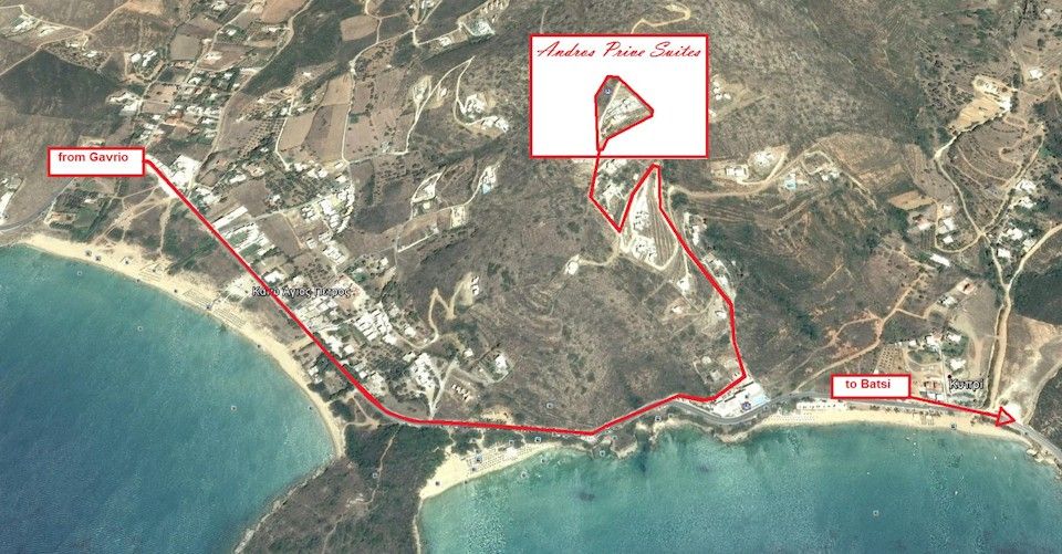 Andros Prive Suites google map