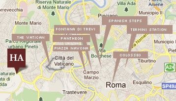 Map of Rome