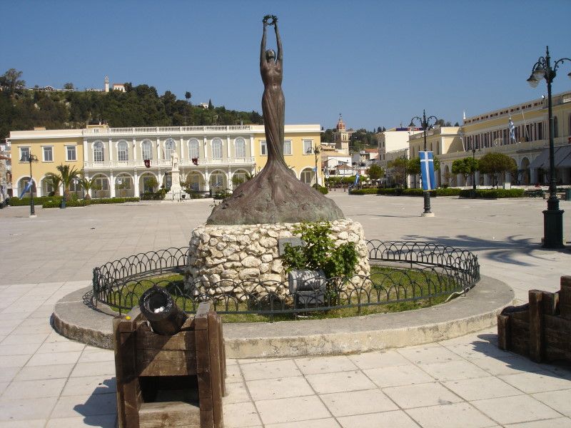 Zante Town - Statue of Liberty - Zakynthos island Greece