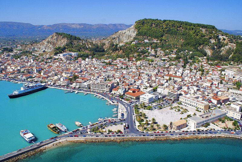 Zante Town - Main Port - Zakynthos island Greece
