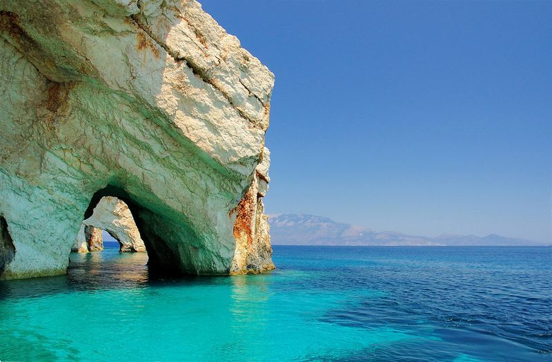 The Blue Caves - Zakynthos island Greece