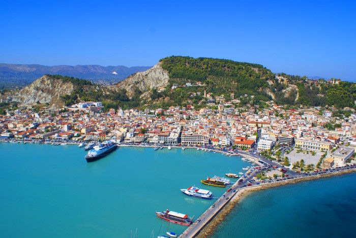 Town of Zakynthos Island Greece